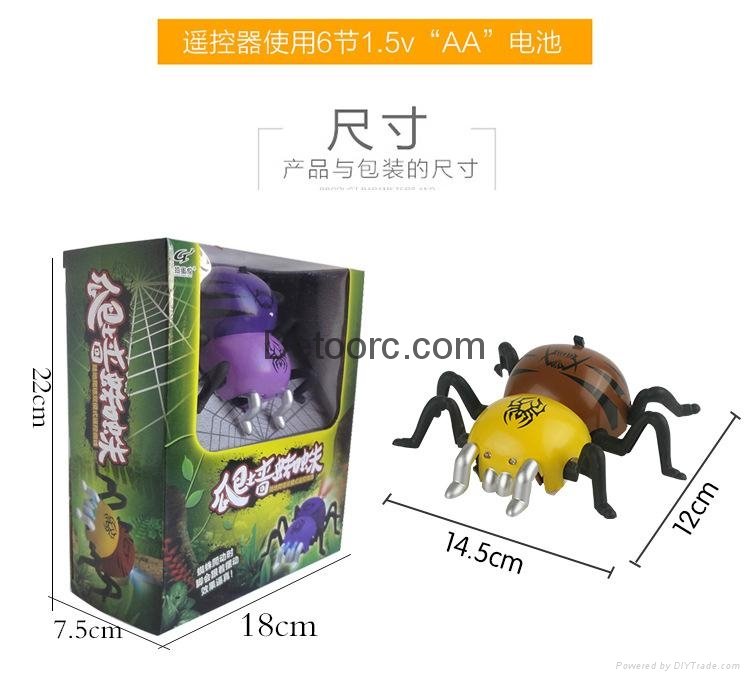  moving animal rc toys spider remote control for kids simulation toys wall climb 5