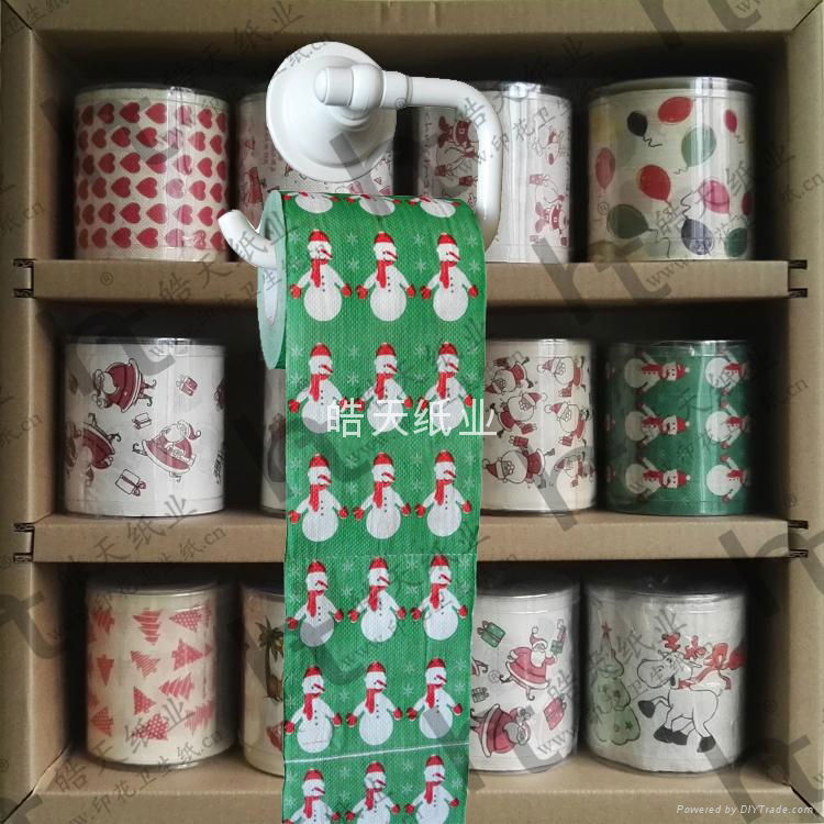 christmas printed toilet paper roll 3