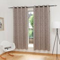 GRACE DAMASK BLACKOUT EYELET CURTAINS 1