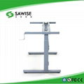 Manual height adjustable sit stand