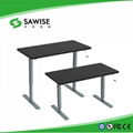 Two leg ergonomic manual height adjustable standing desk 3