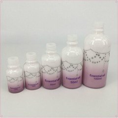 manufacturers white opal glass lotion bottle and essential oil