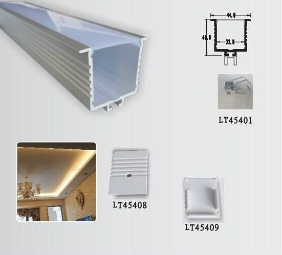 Waterproof Aluminum Bathroom Corner Profile Of LED Light Strips 5
