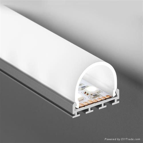 Aluminium Extrusion for LED strip-Ceiling tubular series