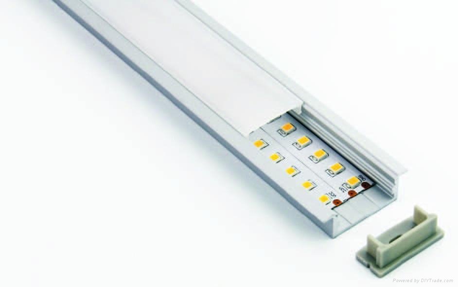 Housing led aluminium profiles used In the mall hall shoes shop led strip light 3
