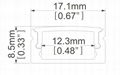 Housing furniture fixture strip light channels aluminum profile 3