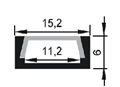 classic aluminum profile for Led flexiable strip 3