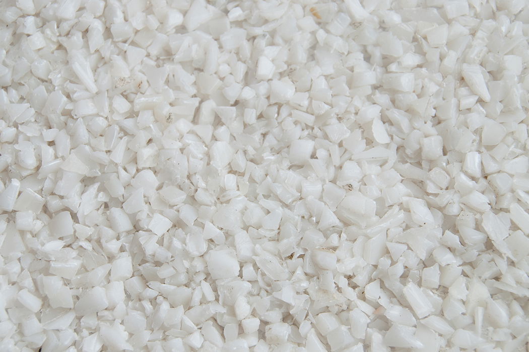 HDPE Regrind Flakes from Milk Bottles