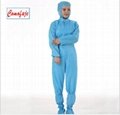 China ESD Coverall Cleanroom Clothes Anti-static Garments 3