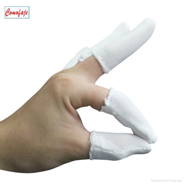 Good Quality Antiskip Cotton Finger Cots Cleanroom Protect Finger Cots