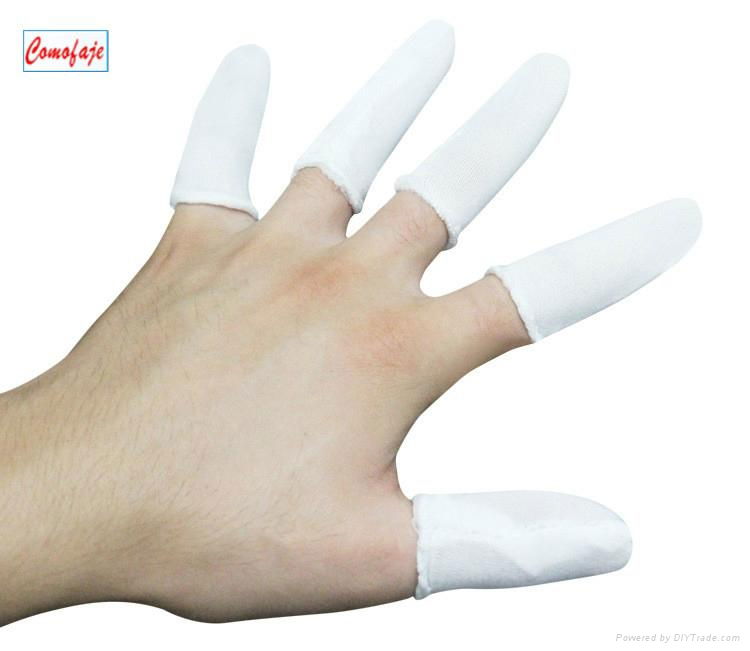 Good Quality Antiskip Cotton Finger Cots Cleanroom Protect Finger Cots 2