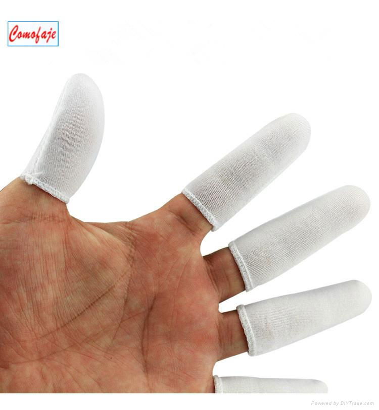 Good Quality Antiskip Cotton Finger Cots Cleanroom Protect Finger Cots