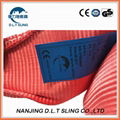 Duplex flat webbing sling for lifting