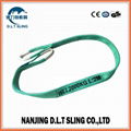 Polyester flat webbing sling for lifting