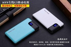 New private design wireless rohs portable power bank 6000mah