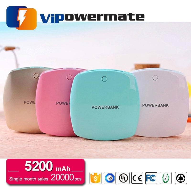 Best quality 5200mah cute emergency mobile phone battery power bank