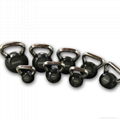 chrome handle black rubber kettle bell 2