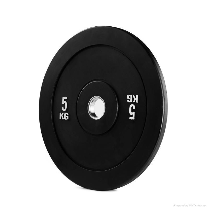 Custom logo Crumb Ruber Bumper Plates for Crossfit Gym 5