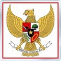 Acrylic Fridge Magnet: Indonesia. Coat of Arms of Indonesia 1