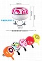 OEM custom logo 80mm Ding Dong bicycle bells of assorted color 3