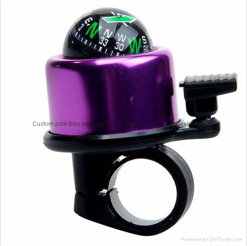 Logo available Loud Sound Bicycle bells Compass Ring Bike Bell Alarm Multi Color