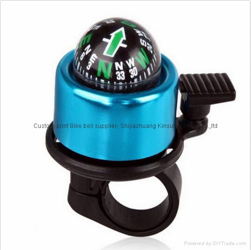 Logo available Loud Sound Bicycle bells Compass Ring Bike Bell Alarm Multi Color 2