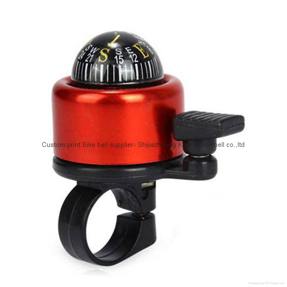 Logo available Loud Sound Bicycle bells Compass Ring Bike Bell Alarm Multi Color 4