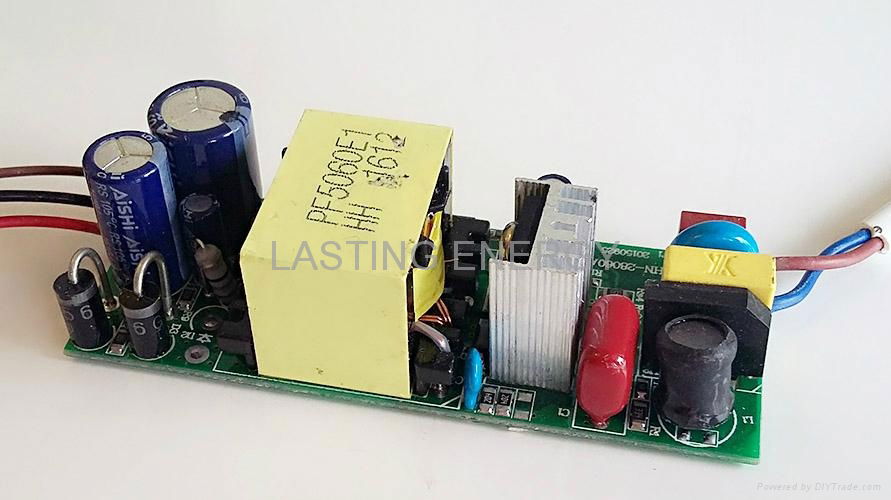 LED drivers for track lights 50W PFC DC 54V 70V 740mA with fan circuit