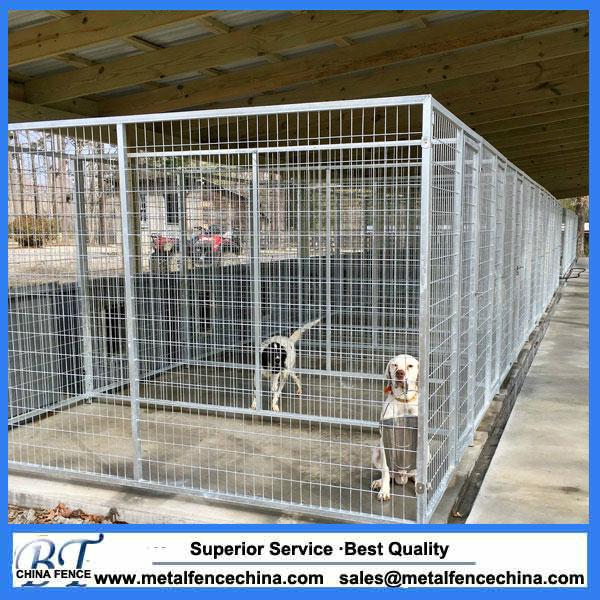 Manufacturer wholesale welded wire mesh large dog run kennels 4