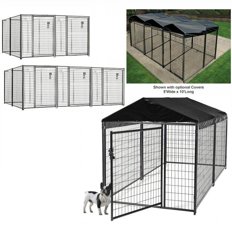 Manufacturer wholesale welded wire mesh large dog run kennels 5