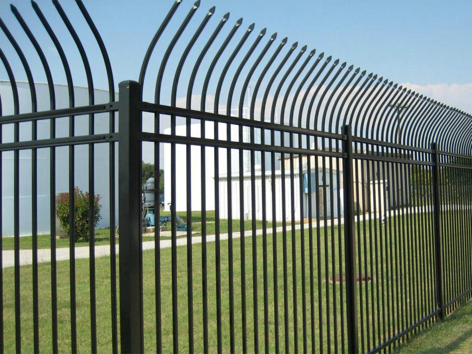 New Desigh Cheap wrought iron fence panels for sale / Fence panels square tube 4