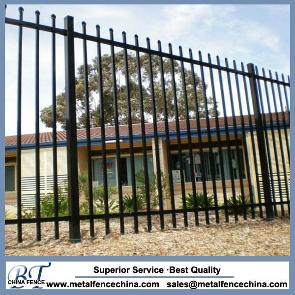 Wholesale wrought iron fence with high quality post Free sample 4