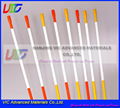 Best selling fiberglass snow stakes, colorful fiberglass driveway markers