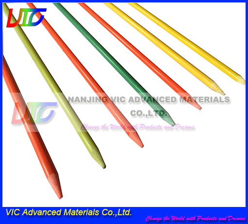 Fiberglass plant stakes,hot sale fiberglass nursery stakes