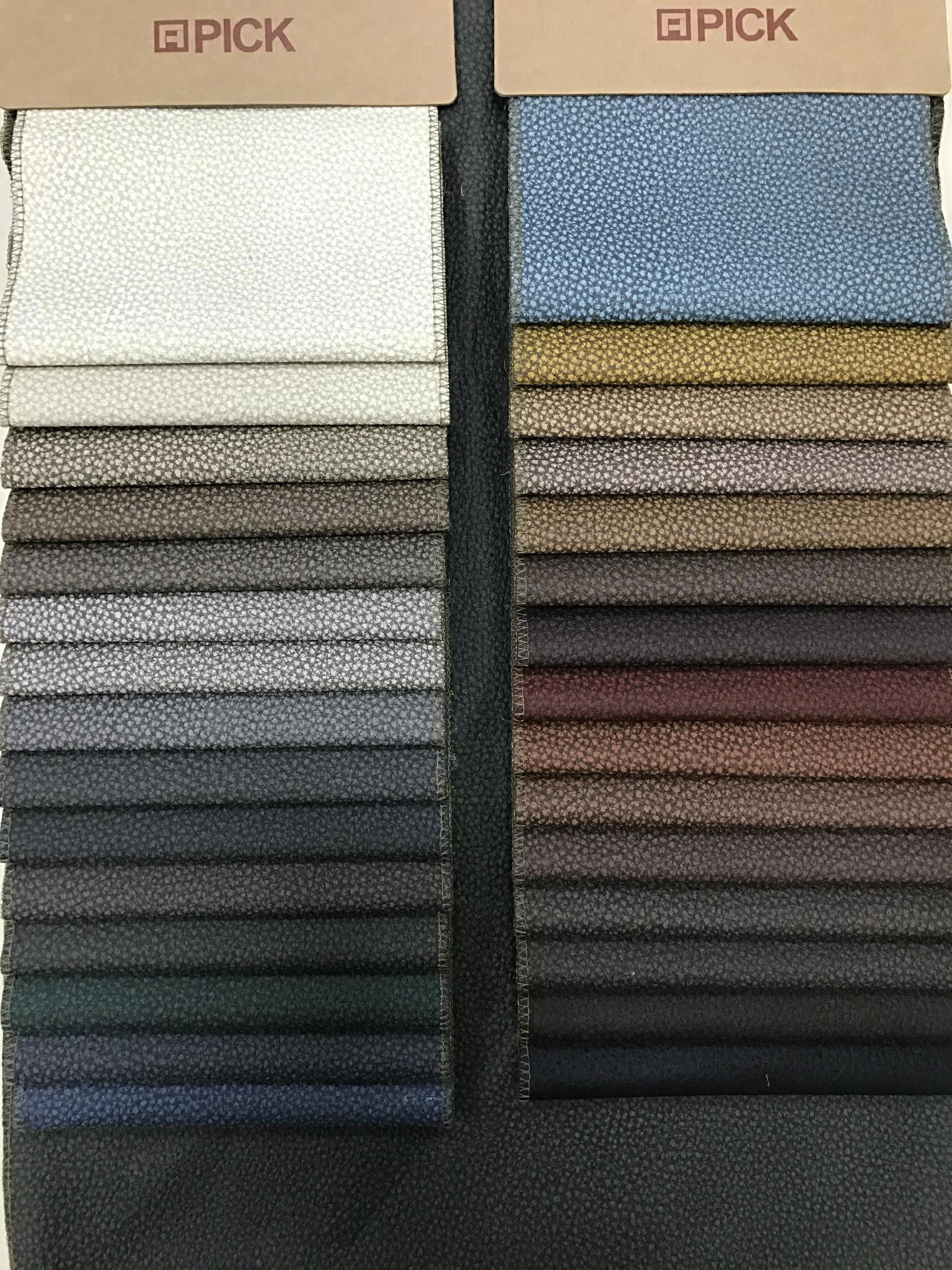 Nubuck Lichi sofa fabric textiles leather products upholstery suede fabric Pick (China