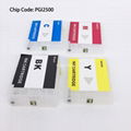 PGI2500 Refillable Cartridge For Canon IB4050 MB5050 MB5350 MB5150 MB5450 IB4150 1