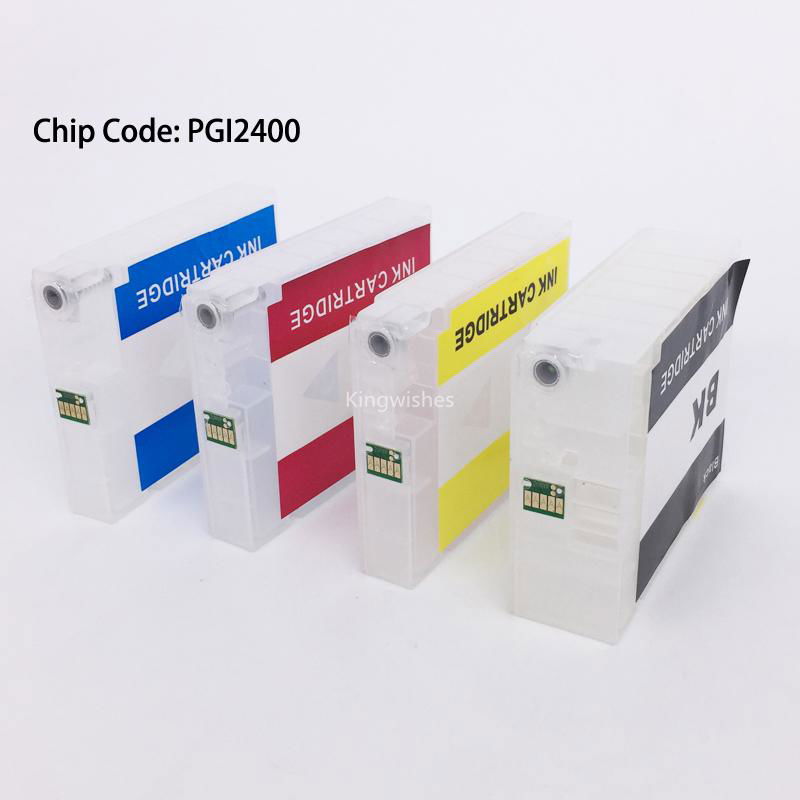 PGI2400 Refillable Cartridge For Canon  IB4040 MB5040 MB5340 MB5140 MB5440 