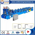 Fully Automatic Color Coated Steel Z Frame Purlin Roll Forming Machine 5