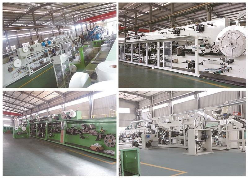 Automatic sanitary pads making machine 4