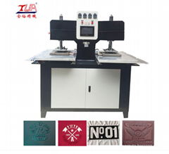 Embossing Logo Machine on T-shirt