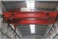 low price double girder overhead crane load test 2