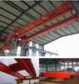 low price double girder overhead crane load test 3