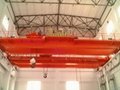 low price double girder overhead crane load test 5