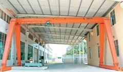 single girder tracking gantry crane 3 ton