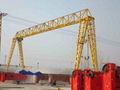single girder light gantry crane with hoist