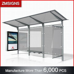 ZMsigns Bus Stop Shelter With Light Box