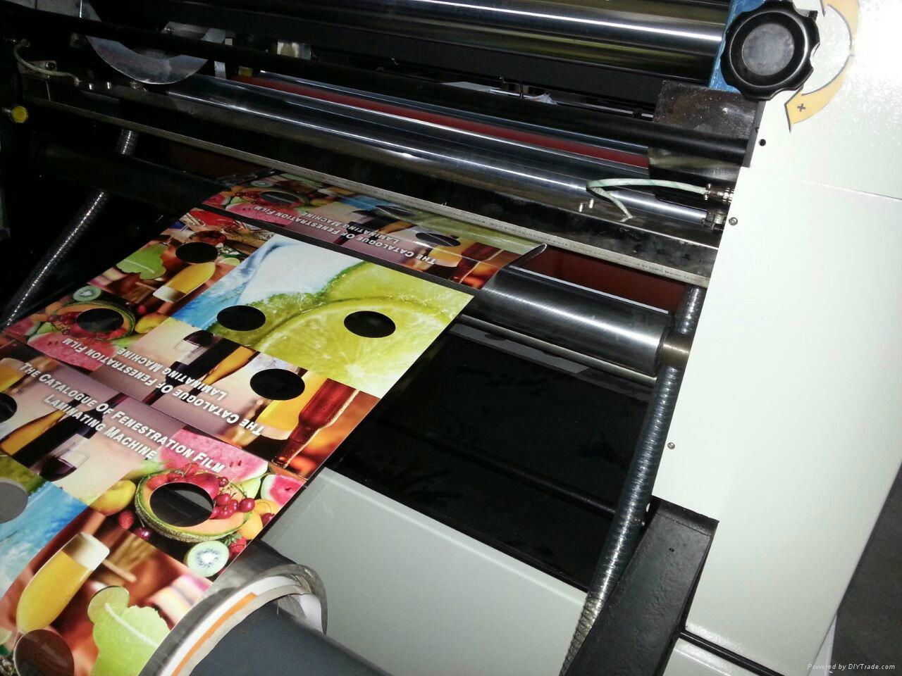 KFM-1020 Manual window glue film laminator machine 3