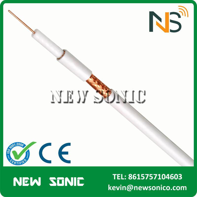 High Quality Low Loss TV Cable Factory Antenna RG6 Coaxial Cable Price CE/RoHS  5