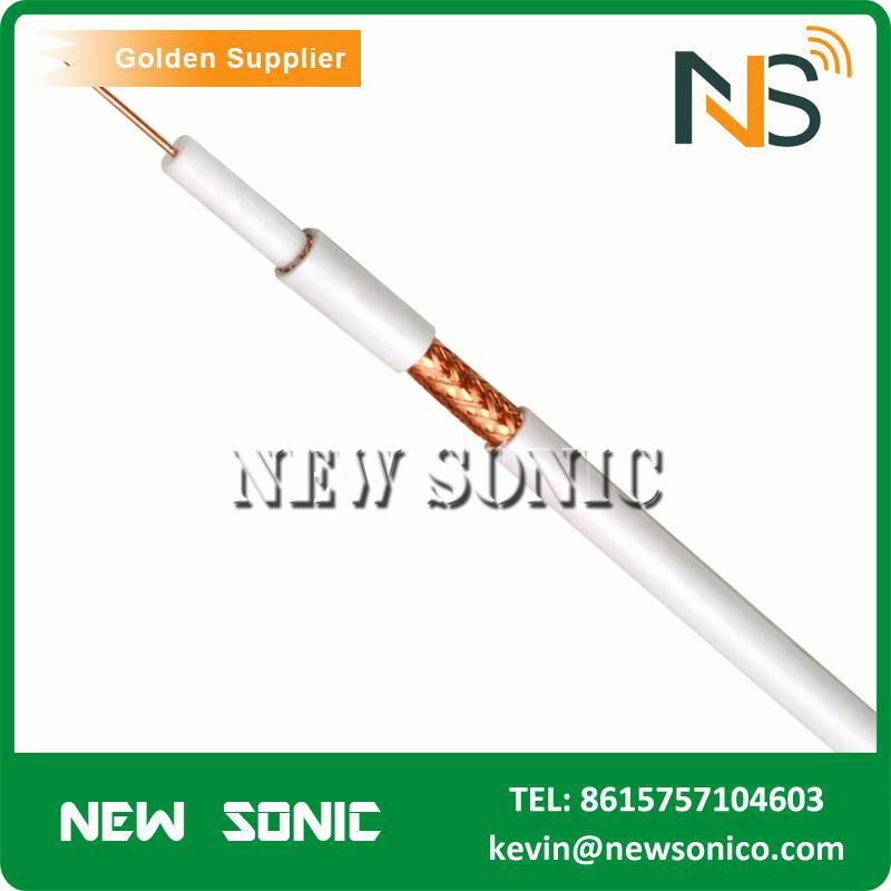 Made In China CCTV Cable RG6 Coaxial Cable Price 75 ohm Customized RoHS CE 4