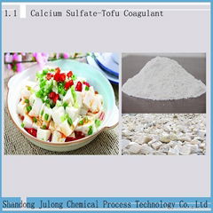 Food grade calcium sulfate dihydrate